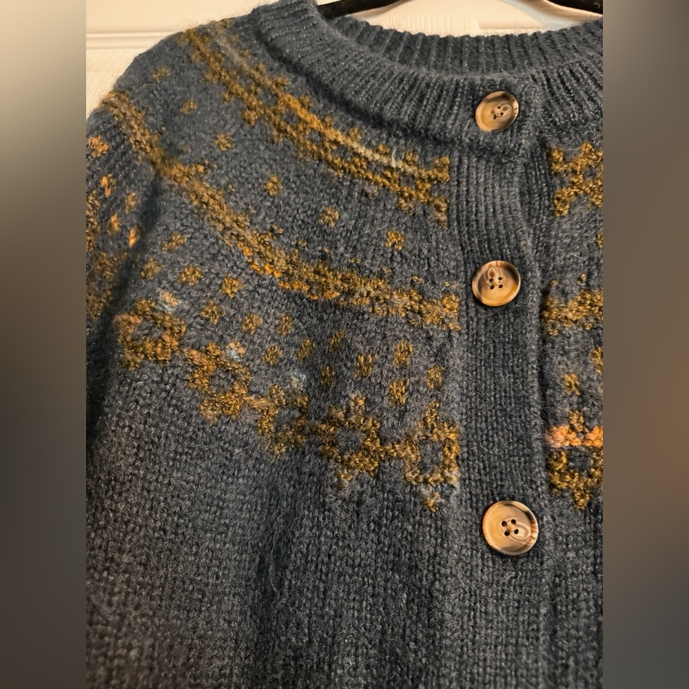 Old Navy Fair Isle Cardigan Sweater